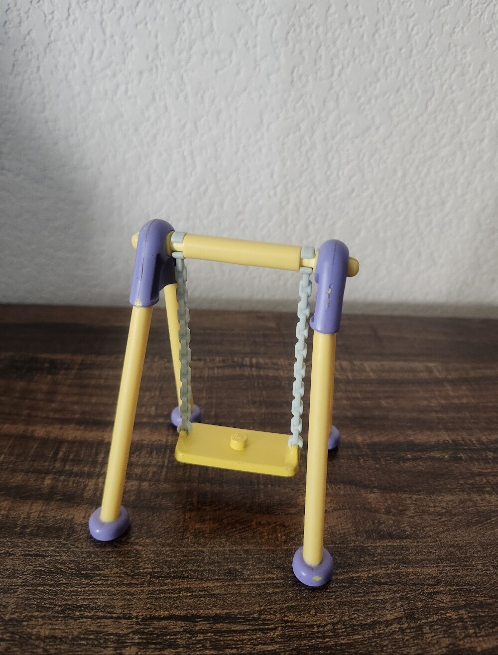 Bluey Yellow and Purple Kids Toy Swing Accessory - Playset Component
